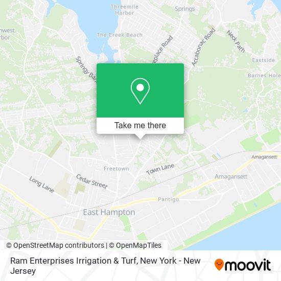 Ram Enterprises Irrigation & Turf map