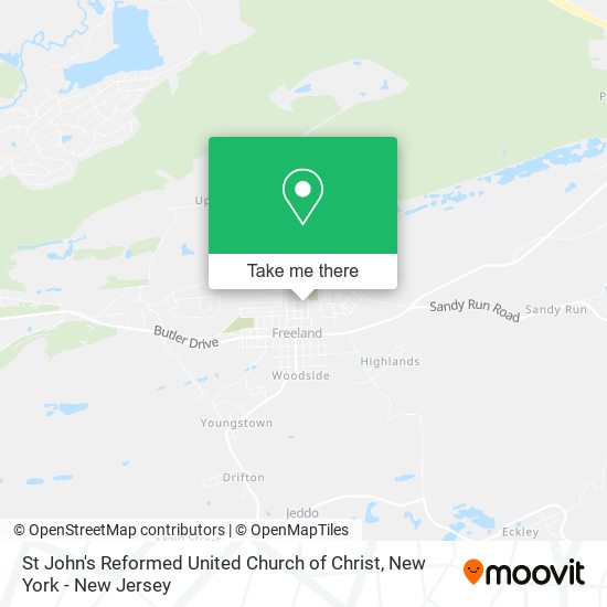 Mapa de St John's Reformed United Church of Christ