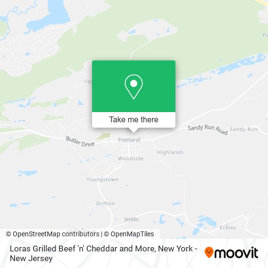 Mapa de Loras Grilled Beef 'n' Cheddar and More