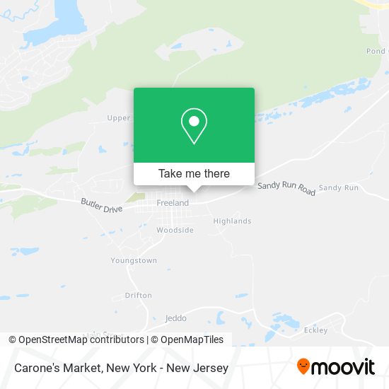 Mapa de Carone's Market