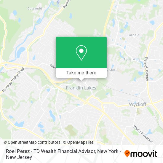 Mapa de Roel Perez - TD Wealth Financial Advisor