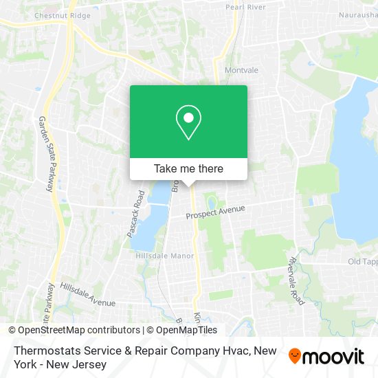 Thermostats Service & Repair Company Hvac map