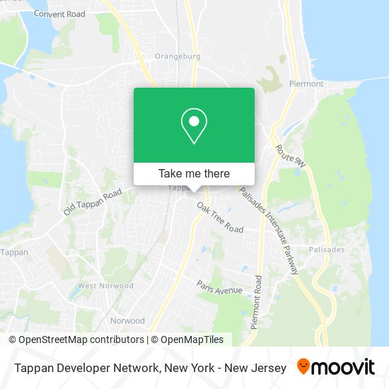 Mapa de Tappan Developer Network