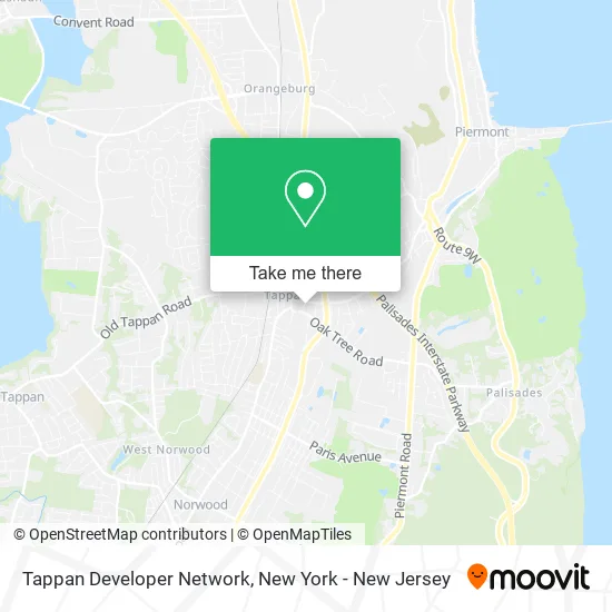 Tappan Developer Network map