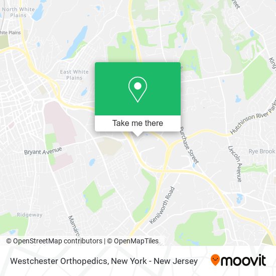 Westchester Orthopedics map