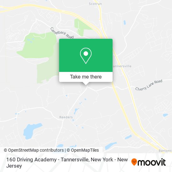 160 Driving Academy - Tannersville map