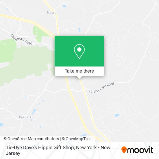 Tie-Dye Dave's Hippie Gift Shop map