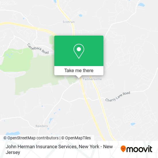 John Herman Insurance Services map