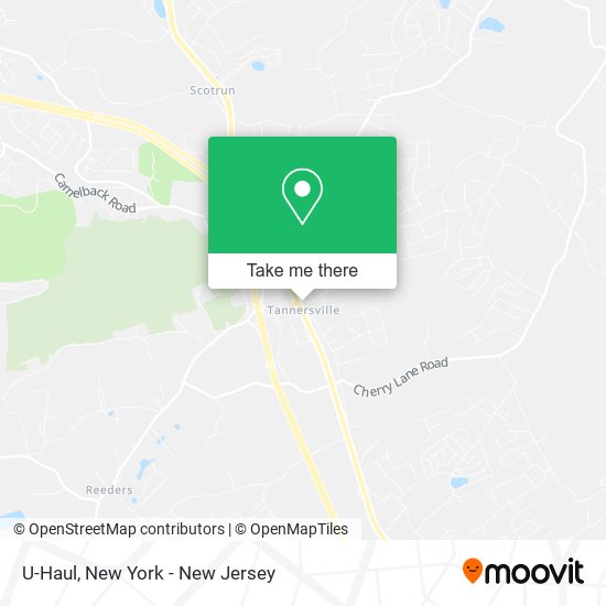 U-Haul map