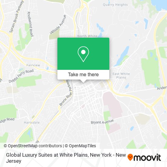 Global Luxury Suites at White Plains map