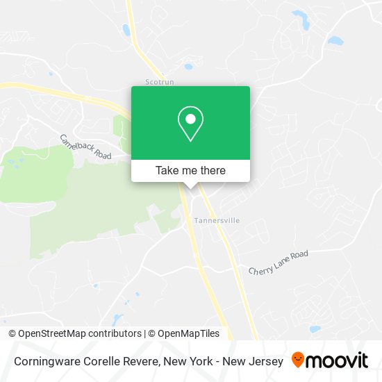 Corningware Corelle Revere map