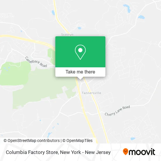 Columbia Factory Store map