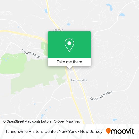 Mapa de Tannersville Visitors Center