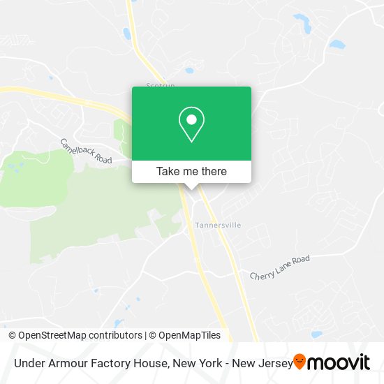 Under Armour Factory House map