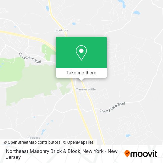 Northeast Masonry Brick & Block map