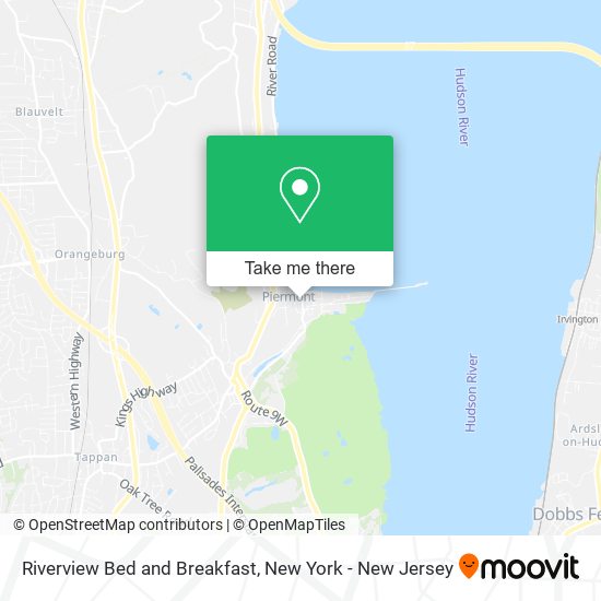 Mapa de Riverview Bed and Breakfast