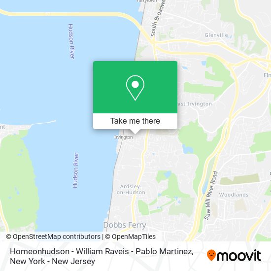 Homeonhudson - William Raveis - Pablo Martinez map