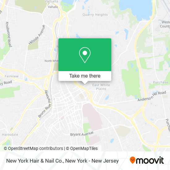 Mapa de New York Hair & Nail Co.