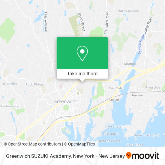 Mapa de Greenwich SUZUKI Academy