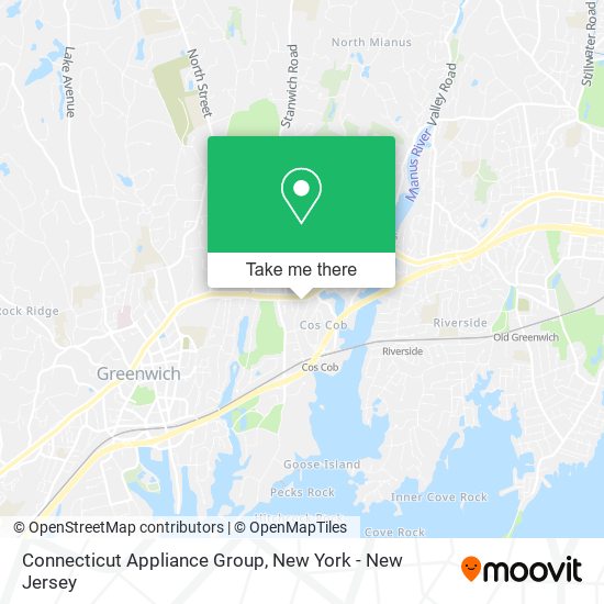 Connecticut Appliance Group map