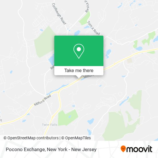 Mapa de Pocono Exchange