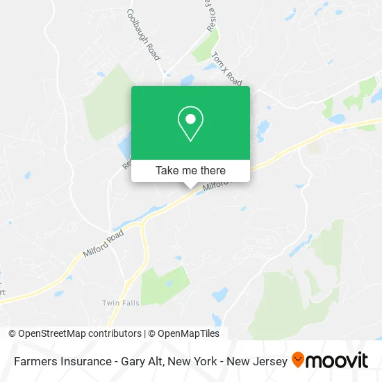 Farmers Insurance - Gary Alt map