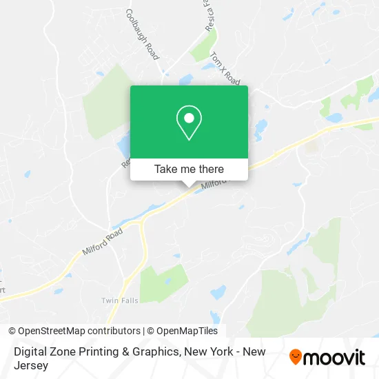 Digital Zone Printing & Graphics map