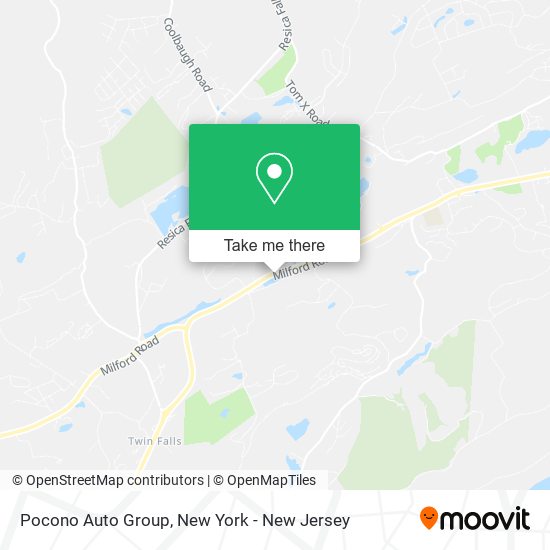 Mapa de Pocono Auto Group