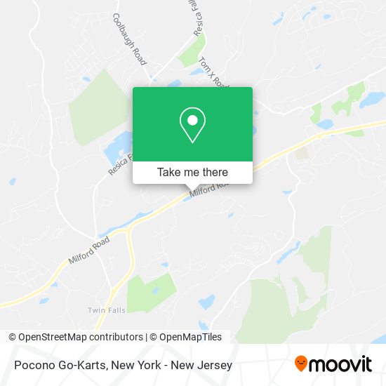 Pocono Go-Karts map