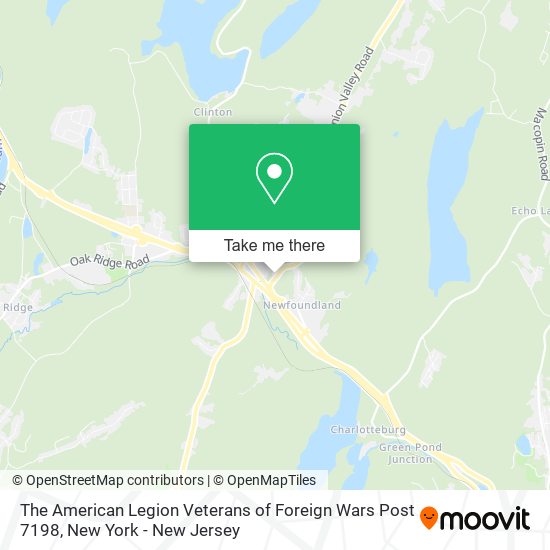 Mapa de The American Legion Veterans of Foreign Wars Post 7198