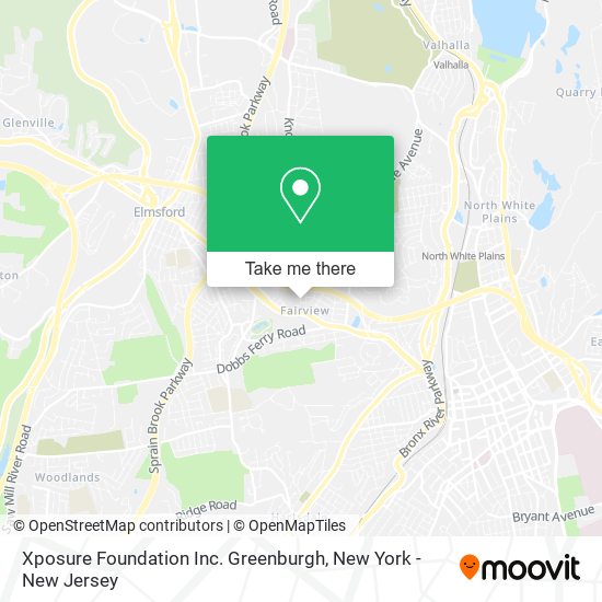 Mapa de Xposure Foundation Inc. Greenburgh