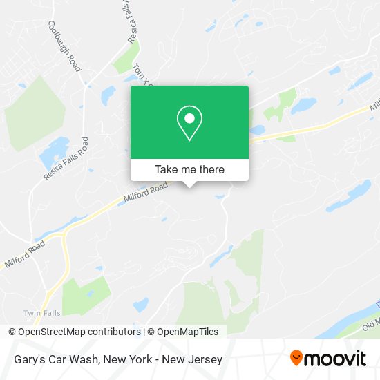 Gary's Car Wash map