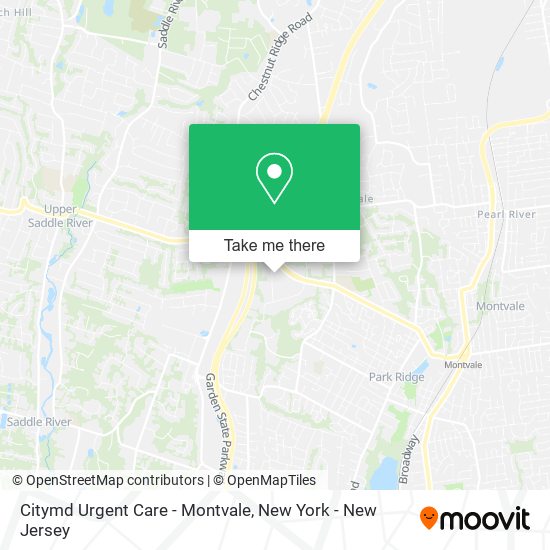 Citymd Urgent Care - Montvale map
