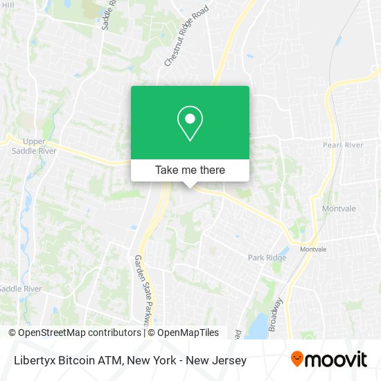 Mapa de Libertyx Bitcoin ATM