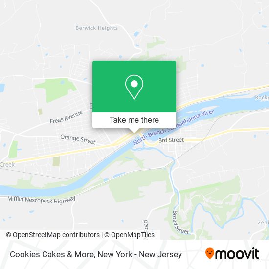 Cookies Cakes & More map