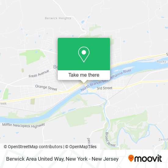 Mapa de Berwick Area United Way