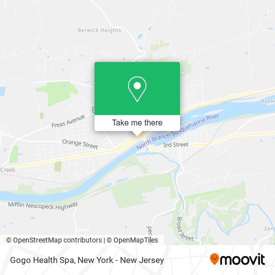 Gogo Health Spa map