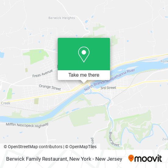 Mapa de Berwick Family Restaurant