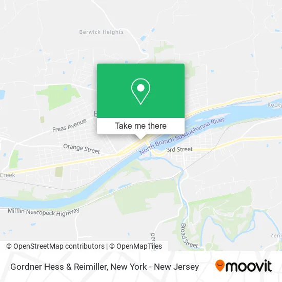 Gordner Hess & Reimiller map