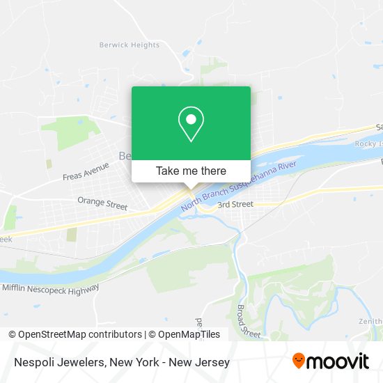 Nespoli Jewelers map