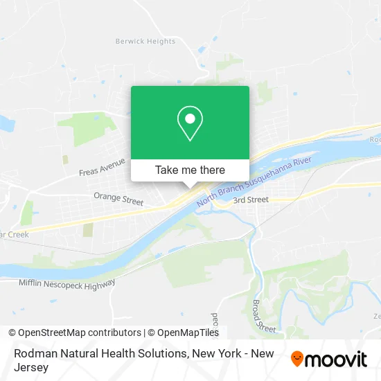 Rodman Natural Health Solutions map