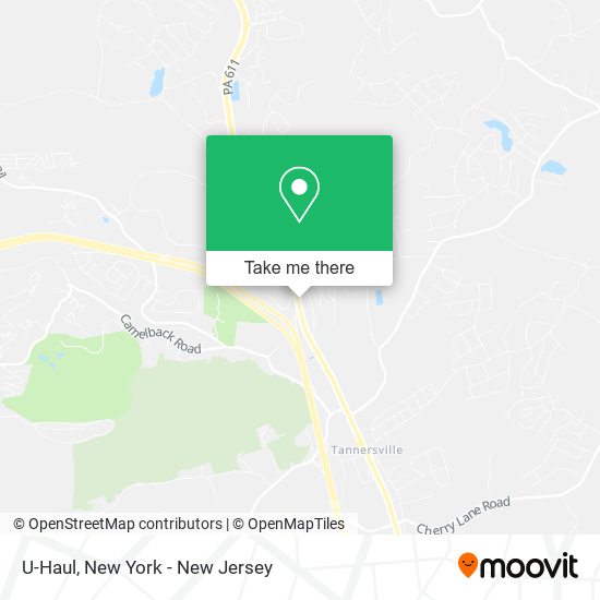 U-Haul map