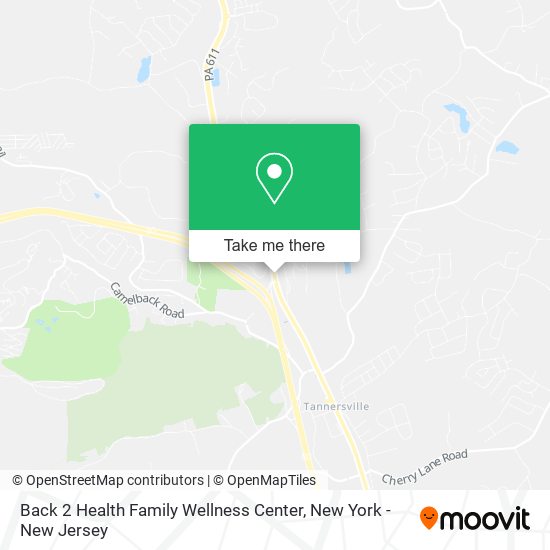 Mapa de Back 2 Health Family Wellness Center