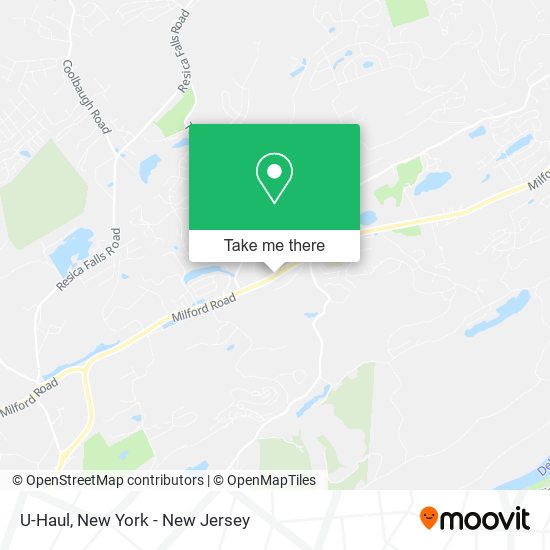 U-Haul map