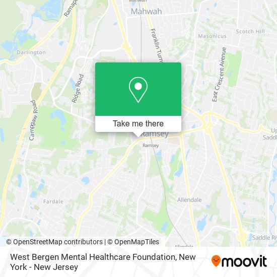 Mapa de West Bergen Mental Healthcare Foundation