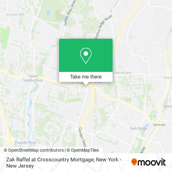 Mapa de Zak Raffel at Crosscountry Mortgage