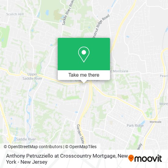 Mapa de Anthony Petruzziello at Crosscountry Mortgage