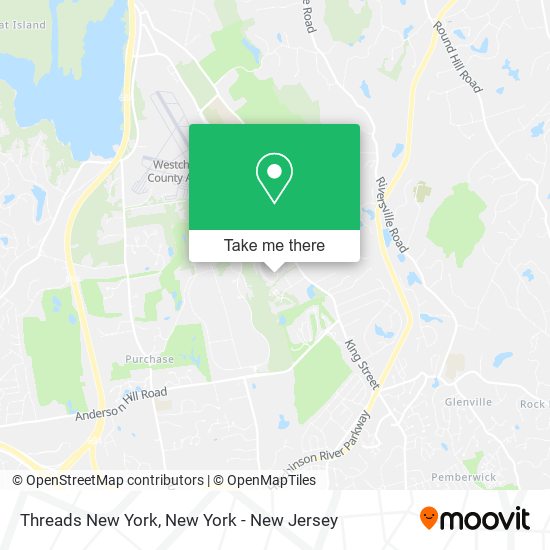 Threads New York map