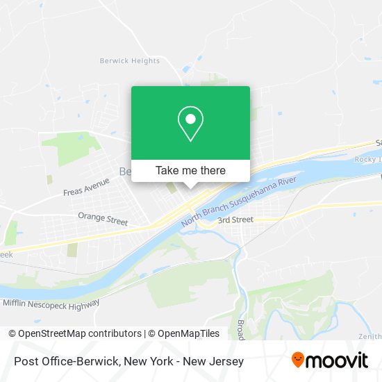 Mapa de Post Office-Berwick