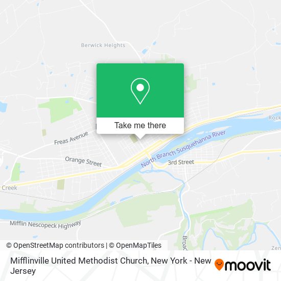 Mapa de Mifflinville United Methodist Church